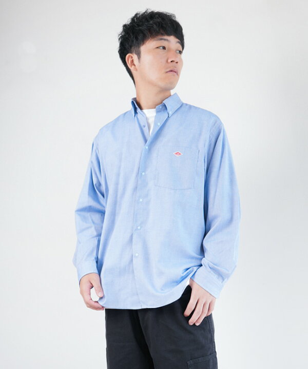 楽天市場】◇[DT-B0293POD]DANTON(ダントン) DOT BUTTON B.D. SHIRT L 
