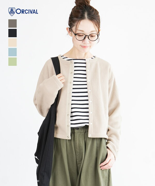 楽天市場】[OR-C0378EFC]ORCIVAL(オーシバル/オーチバル) CREW NECK 