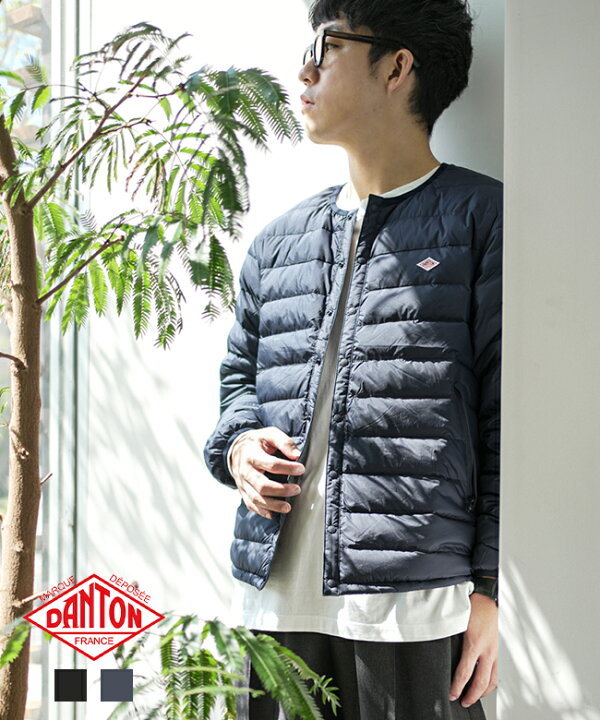 楽天市場】◇【収納袋付き】DANTON(ダントン) Crew Neck Inner Down 