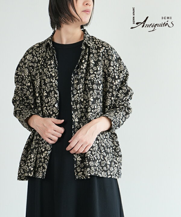 楽天市場】ICHI Antiquites(イチアンティークス) LINEN FLOWER PRINT 