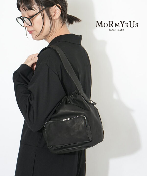 楽天市場】[M170]【保存袋あり】MORMYRUS(モルミルス) レザー巾着 