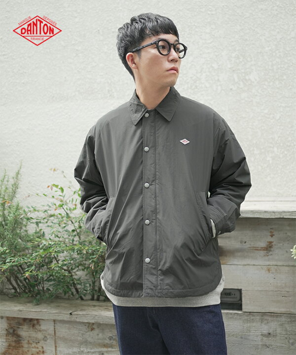 楽天市場】◇[DT-A0525PNT]DANTON(ダントン) COACH JACKET コーチ  