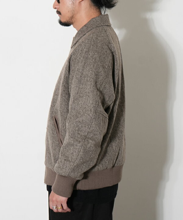 Basisbroek ブラウン ジップアップジャケット ブルゾン （SALE 50%OFF 