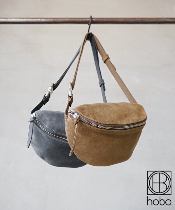 楽天市場】[HB-BG4403]hobo(ホーボー) ウエストポーチ カウスエード 