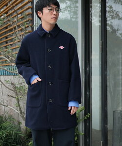 ��DANTON(�_���g��) WOOL LIGHT PILE COVERALLS COAT �E�[�����C�g�p�C�� �J�o�[�I�[�� �R�[�g ���[�N�R�[�g �����Y �A�E�^�[ �E�[���R�[�g ���[�N�W���P�b�g [DT-A0540WLP]