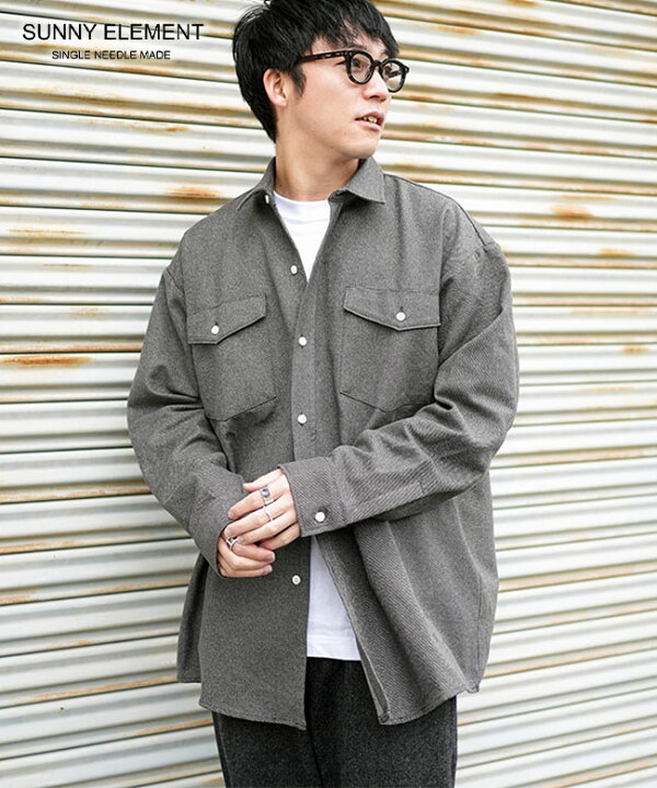 楽天市場】[country-shirt-24aw-gy]SUNNY ELEMENT(サニーエレメント 