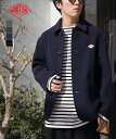 ◇[DT-A0210WLP]DANTON(ダントン) WOOL LIGHT PILE COVERALLS JACKET ウールライトパイル カバーオールジャケット メンズ アウター コート ミドル丈 ショート丈 襟 レギュラーカラー ボタン ポケット おしゃれ 大人 男性 ブランド