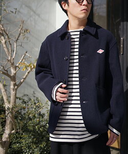 [DT-A0210WLP]DANTON(_g) WOOL LIGHT PILE COVERALLS JACKET E[CgpC Jo[I[WPbg Y AE^[ R[g ~h V[g  M[J[ {^ |Pbg 