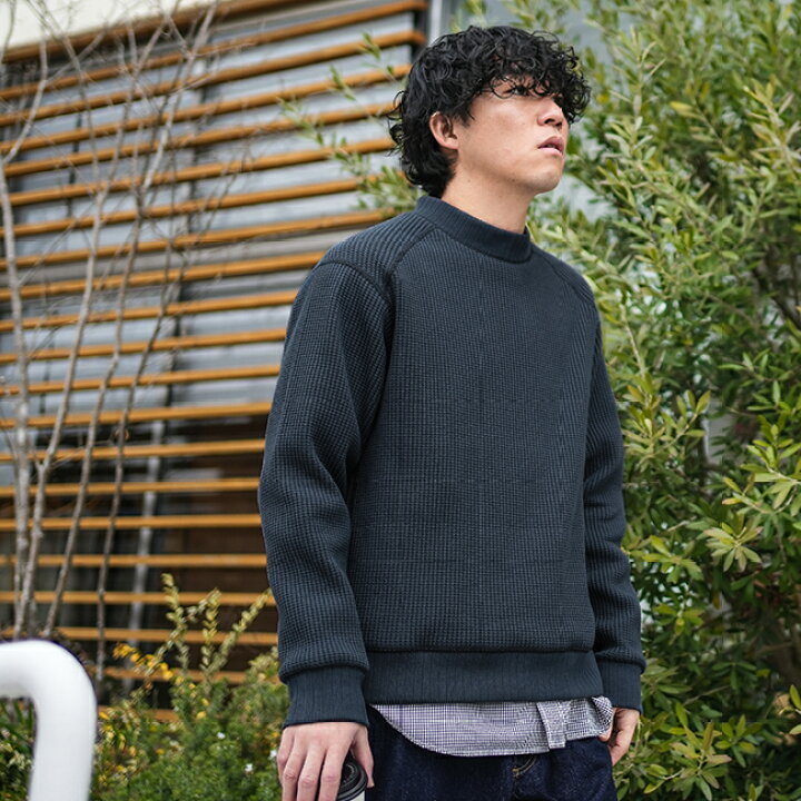 楽天市場】[JM7200] 【洗える】Jackman(ジャックマン) Waffle Midneck 