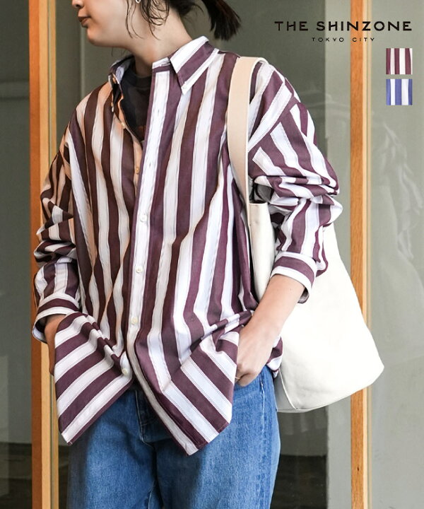 楽天市場】[25SMSBL01]THE SHINZONE(ザ・シンゾーン)STRIPED DADDY  