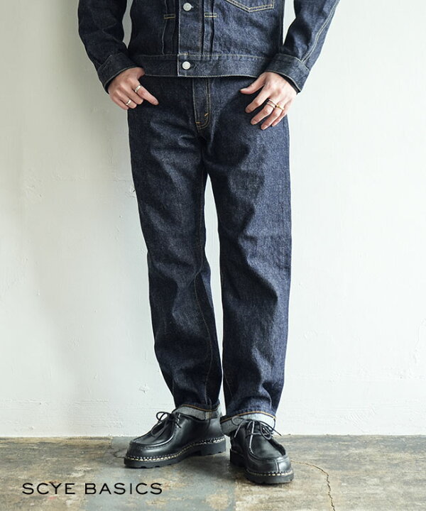 楽天市場】Scye/SCYE BASICS(サイ/サイベーシックス) Selvedge Denim 
