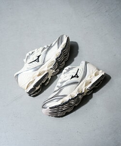 [D1GA251101]MIZUNO(~Ym) Wave Prophecy LS EF[uvtFV[CtX^C OFF WHITE/BLACK/SILVER zCg ubN Vo[ y y C 