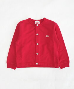 ��DANTON(�_���g��)KIDS�f COTTON TERRY CREW NECK CARDIGAN �X�E�F�b�g�J�[�f�B�K�� [dt-c0409cin]