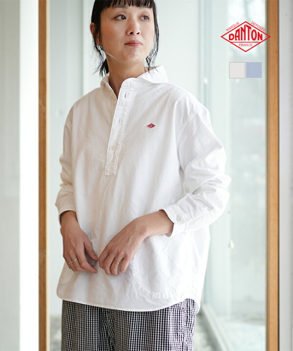 楽天市場】◇DANTON(ダントン) ROUND COLLAR P.O SHIRT L/S ラウンド 