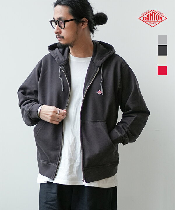 楽天市場】◇[DT-C0407CIN]DANTON(ダントン) ZIP HOODIE ジップ  