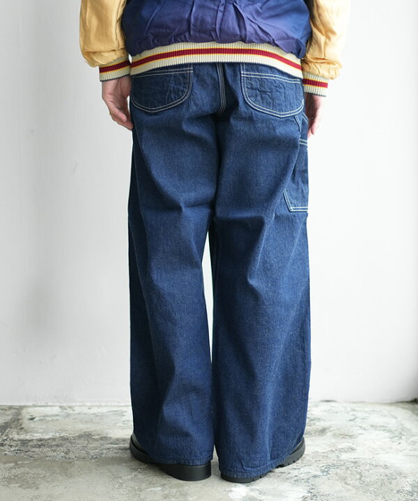 楽天市場】orSlow(オアスロウ) WIDE FIT 30`S PAINTER PANTS DENIM 