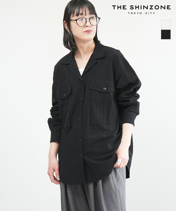 楽天市場】THE SHINZONE(ザ シンゾーン) OPEN COLLAR SHIRT オープン 