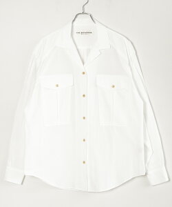 THE SHINZONE(�U �V���]�[��) OPEN COLLAR SHIRT �I�[�v���J���[�V���c 2WAY �g�b�v�X �V���c �J�� �X�^���h�J���[ ���f�B�[�X [25SMSBL11]