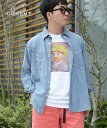 【SALE 50%OFF】[GHS3133HCB]GOHEMP(ゴーヘンプ) WORK ON SHIRTS ワークオンシャツ メンズ トップス ボタンシャツ ワークシャツ シャンブレーシャツ 長袖 セール