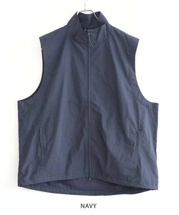 楽天市場】【SALE 50%OFF】EVCON(エビコン) NYLON ZIP UP VEST 