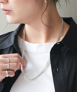 [NSS11010600]Native SilverStreams(lCeBuEVo[Xg[Y) LIQUID SILVER NECKLESS y10A-60cmz lbNX Vo[