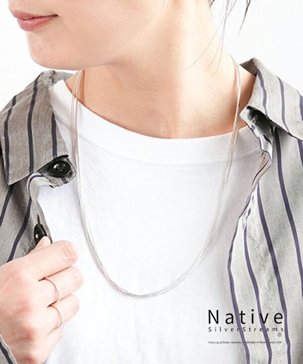 パーマネントエイジ Native SilverStreams 3連ネックレス Native 