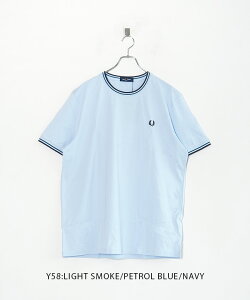 FRED PERRY(�t���b�h�y���[) Twin Tipped T-Shirt �c�C���e�B�b�v�hT�V���c �����Y �g�b�v�X �N���[�l�b�N �J�b�g�\�[ ���� �V���v�� �J�W���A�� ��� [M1588]