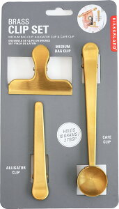 [KBC34]KIKKERLAND(LbJ[h) Brass Clip Set uXNbvZbg S[h F