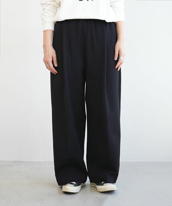 楽天市場】◎◎Veritecoeur(ヴェリテクール) Relax Jersey Wide Pants 