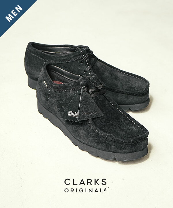 楽天市場】【替え紐あり】Clarks(クラークス) ワラビーゴアテックス 