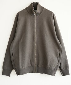 [95-254-005]Yonetomi NEW BASIC(ヨネトミニューベーシック) WAVECOTTON KNIT B/L / ウェーブコットンニットブルゾン