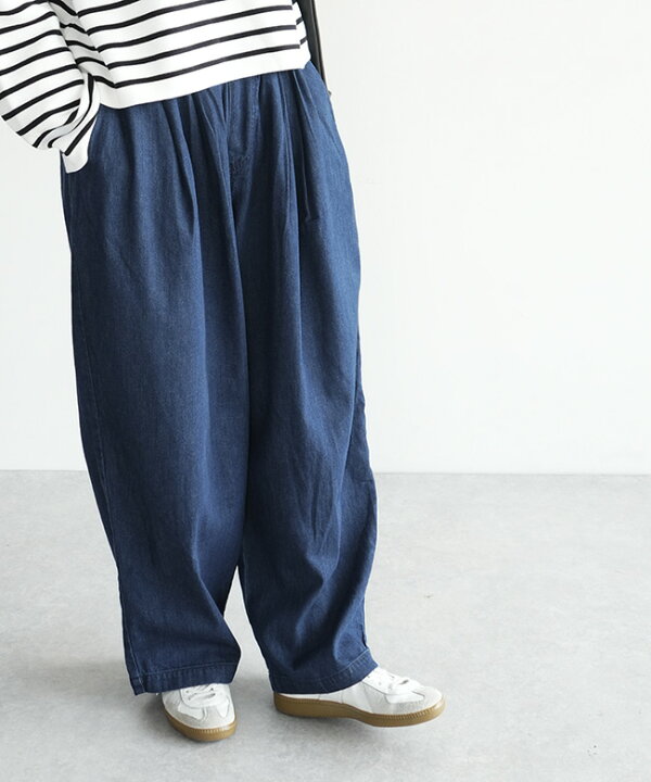 楽天市場】【SALE 50%OFF】mizuiro ind(ミズイロインド) denim tucked 