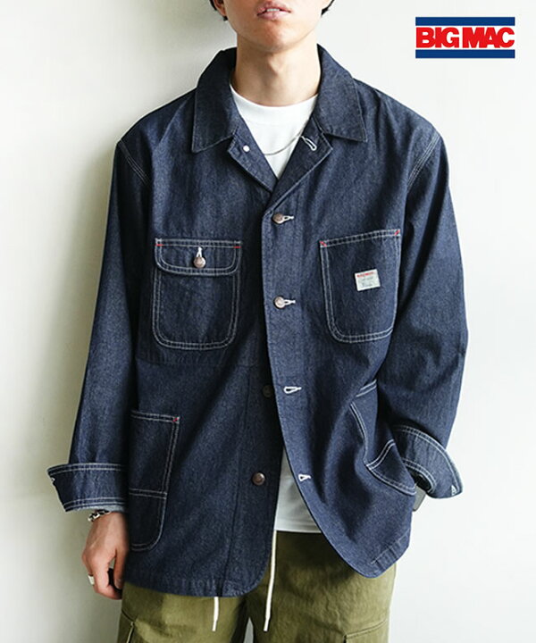 楽天市場】[BIG-217-O]BIG MAC(ビッグマック) DENIM COVERALL デニム  