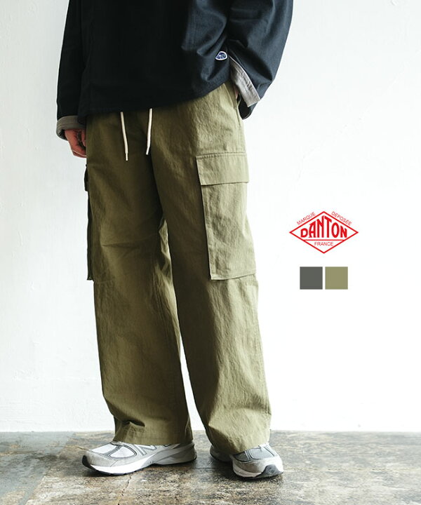 楽天市場】◇DANTON(ダントン) CARGO PANTS コットンナイロン カーゴ 