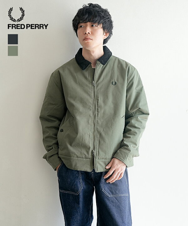 楽天市場】FRED PERRY(フレッドペリー) Cotton Caban Jacket コットン 