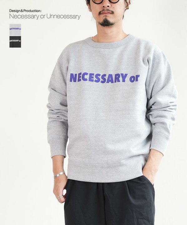 楽天市場】NECESSARY or UNNECESSARY/N.O.UN(ネセサリーオアアン 