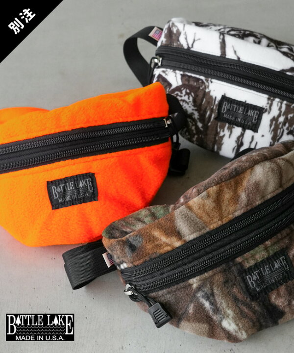楽天市場】BATTLE LAKE(バトルレイク) WOODY別注 WAIST POUCH/FLEECE 