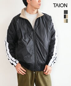 【SALE 30%OFF】[TAION-JK13JS]TAION(タイオン) TACK DOWN JACKET トラックダウンジャケット メンズ レディース ユニセックス トップス アウター リバーシブル トラックジャケット スタンドカラー 長袖 ブルゾンジャンパー セール