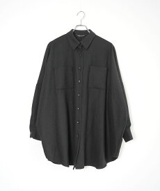 【SALE 20%OFF】[4-230063]mizuiro ind(ミズイロインド) ポケット付きワイドシャツ レディース トップス 羽織り セール