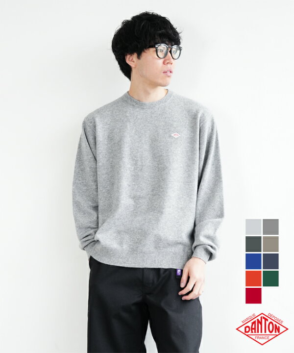 楽天市場】◇DANTON(ダントン) CREW NECK P.O L/S(クルーネックプル 