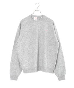 ��[DT-D0028LMW]DANTON(�_���g��) CREW NECK P.O L/S(�N���[�l�b�N�v���I�[�o�[ �����O�X���[�u)/�����Y/�g�b�v�X/�j�b�g/�Z�[�^�[