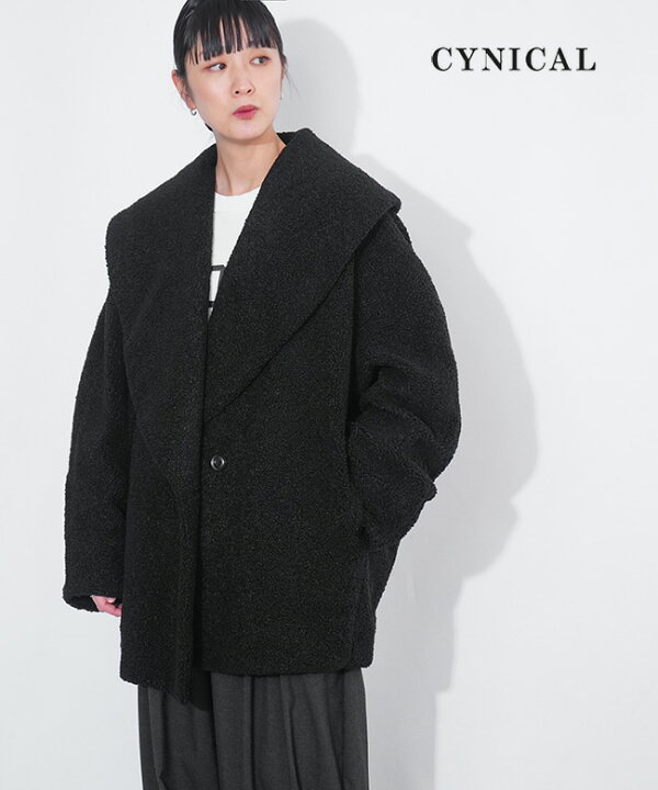 楽天市場】【SALE 50%OFF】CYNICAL(シニカル) リサイクルボア ケープ 
