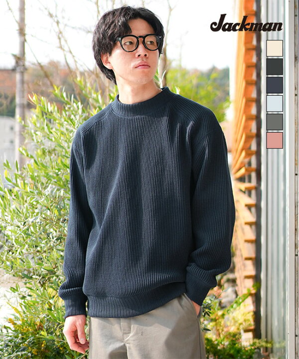 楽天市場】Jackman(ジャックマン) Waffle Midneck ワッフルミッド 