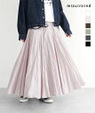 [3-260010/1031]mizuiro ind(ミズイロインド) volume flared SK ボリューム フレア スカート