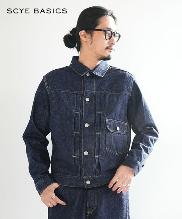 楽天市場】Scye/SCYE BASICS(サイ/サイベーシックス) Selvedge Denim 