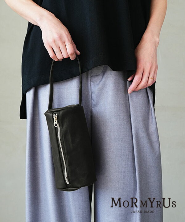 楽天市場】【保存袋付き】MORMYRUS(モルミルス) レザーハンドバッグ 縦 