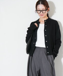 THE SHINZONE(�U�E�V���]�[��) COTTON LONG RIB CARDIGAN �R�b�g�������O���u�J�[�f�B�K�� [25SMSNI01]