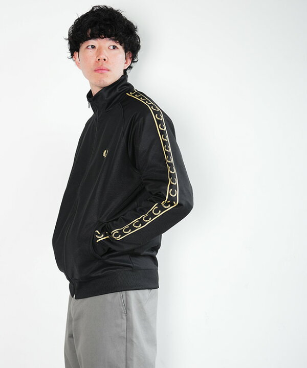 楽天市場】FRED PERRY(フレッドペリー) Contrast Tape Track Jacket 