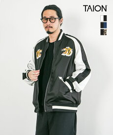 【SALE 20%OFF】TAION(タイオン) NON DOWN REVERSIBLE "SKA" JACKET ノンダウン リバーシブル スカ ジャケット メンズ トップス ライトアウター ブルゾン スカジャン スーベニアジャケット [TAION-NDJK04JS] セール