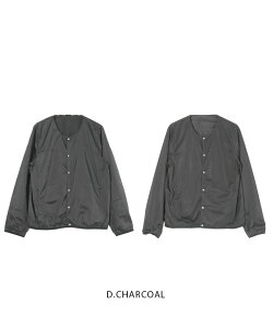 [TAION-R104NDCGBS]TAION(�^�C�I��)�y���[�ܕt���z NON DOWN REVERSIBLE CREW NECK JACKET �m���_�E�����o�[�V�u��V�l�b�N�W���P�b�g �����Y ���C�g�A�E�^�[